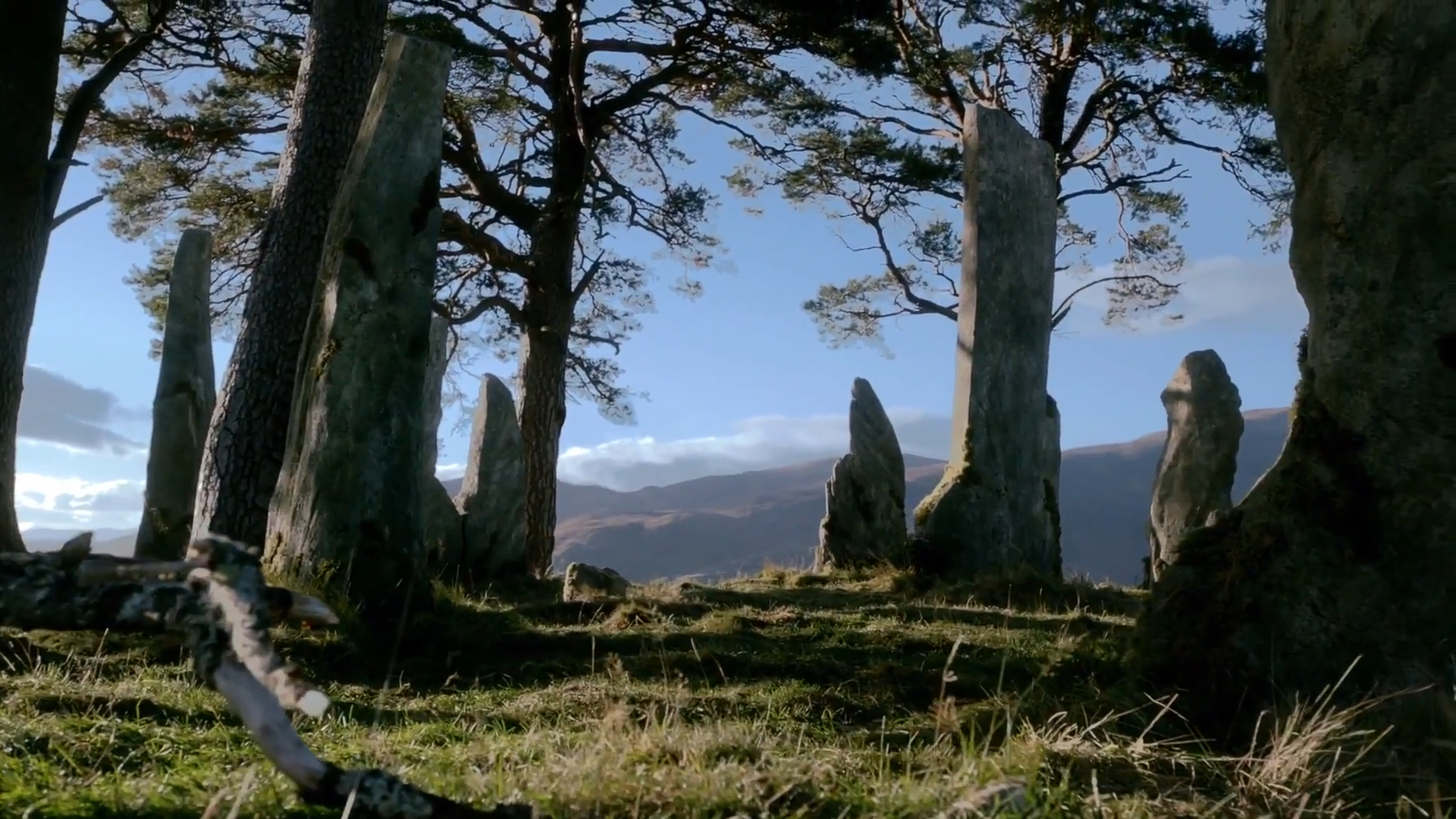 The stone circle capable of time travel in the TV show Outlander.