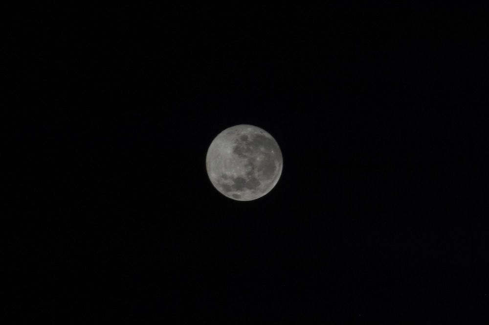 Full Moon from the International Space Station