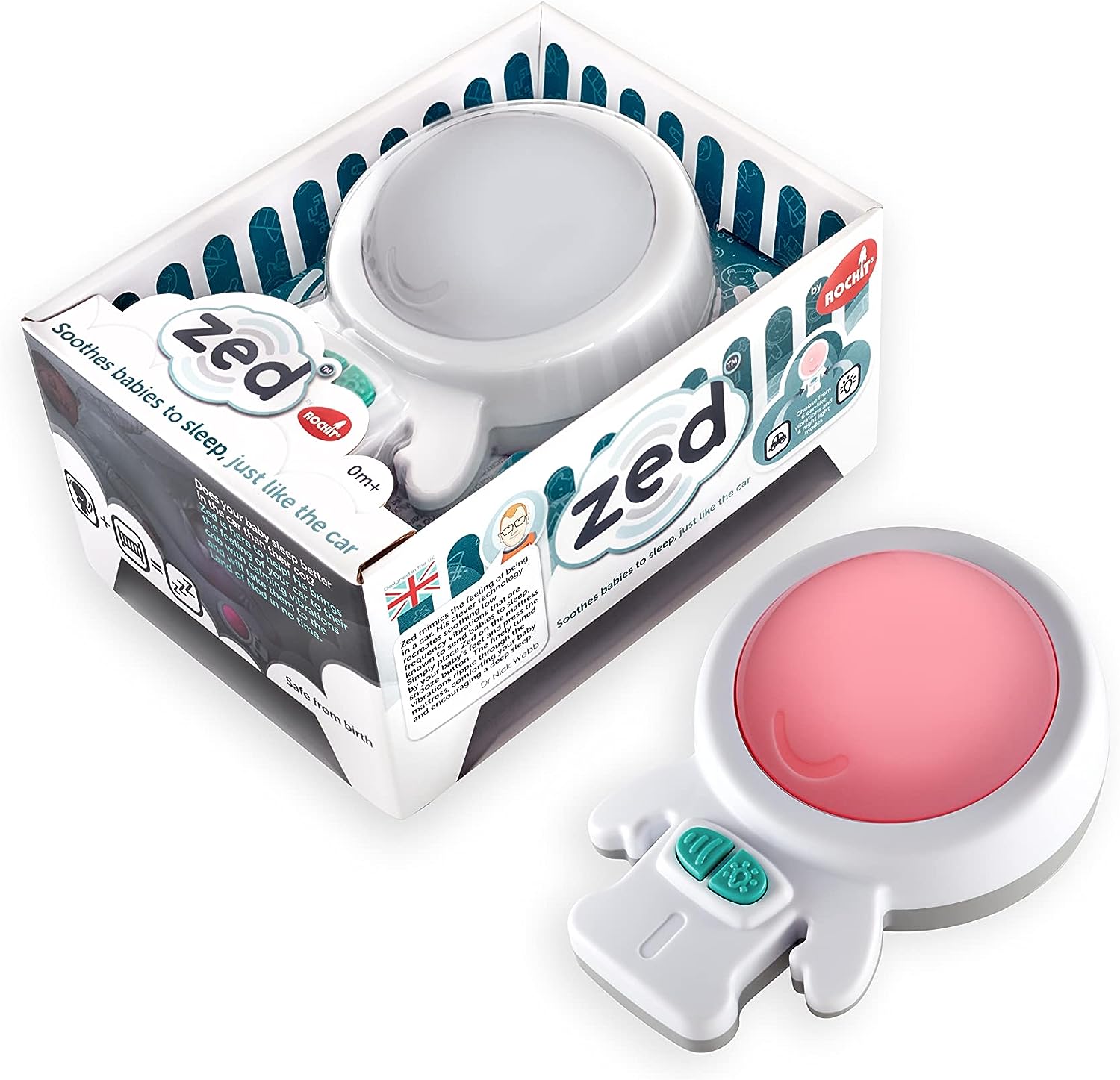 The  Zed: Baby Sleep aid with Calming Vibration, featured in our guide to the best baby sleep aids