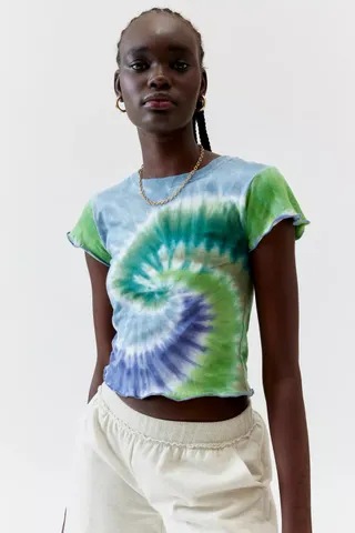 Urban Renewal Remade Tie-Dye Baby Tee