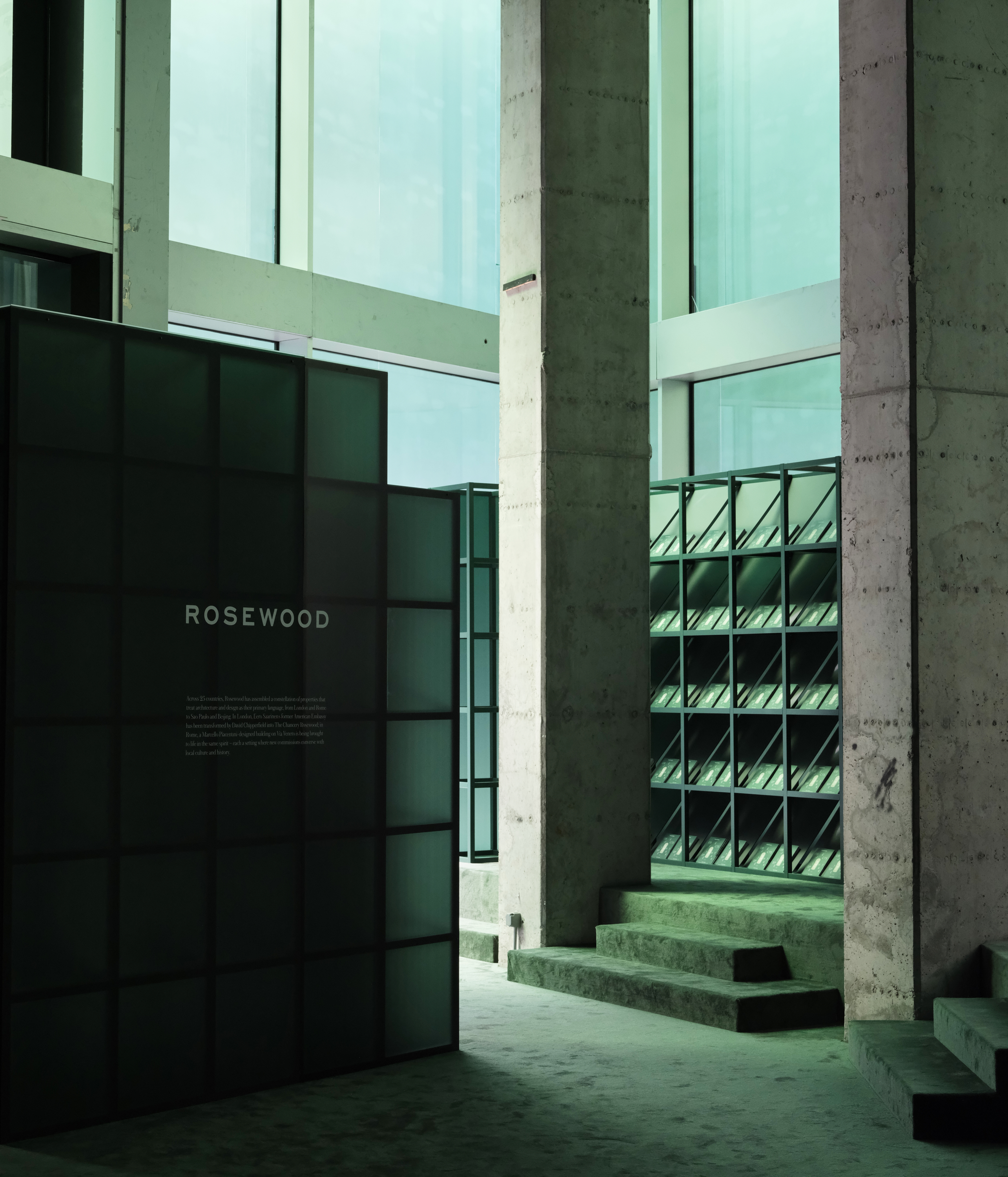 Rosewood installation featuring 15 lights by Andrea Branzi at Milan Design Week 2026