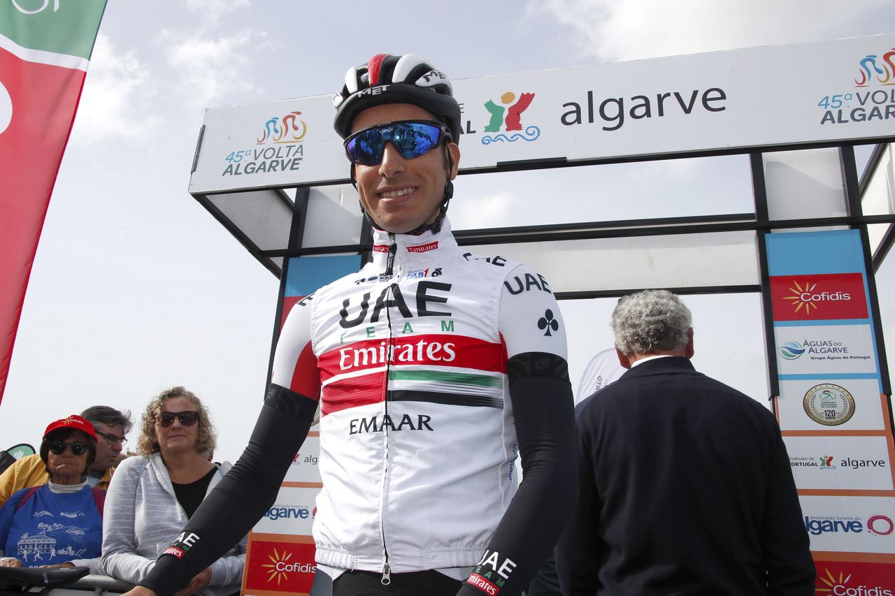 Fabio Aru (UAE Team Emirates) was back in action in the Algarve
