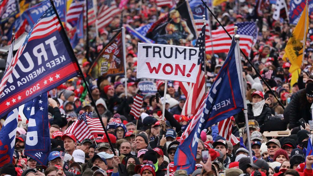 A pro-Trump mob at the Capitol on Jan. 6, 2021.