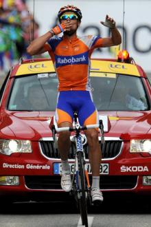 Luis Leon Sanchez (Rabobank) salvages the Tour de France for Rabobank by winning in Foix