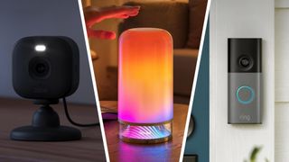 Blink camera, Govee light and Ring doorbell