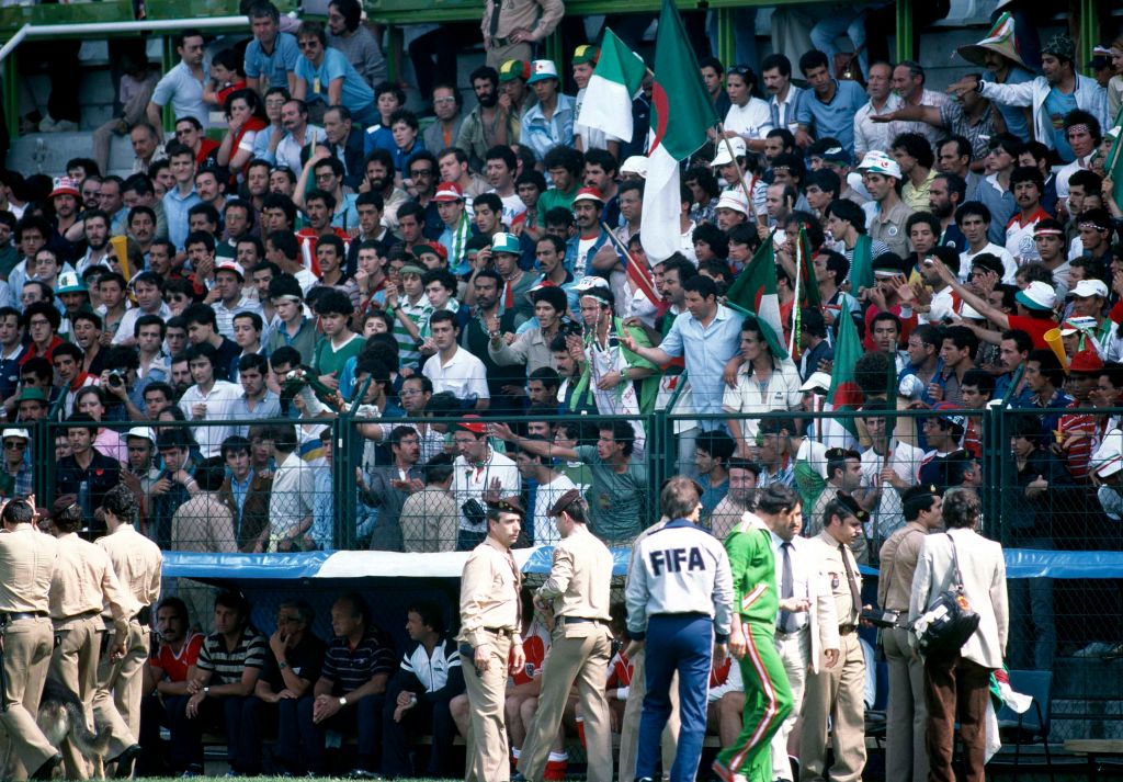Algeria and Austria met at the 1982 World Cup
