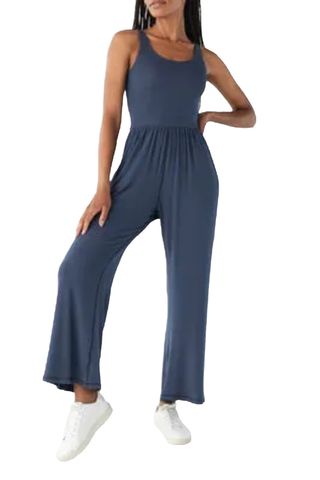 Hana Jumpsuit 2.0, Ribbed Indigo