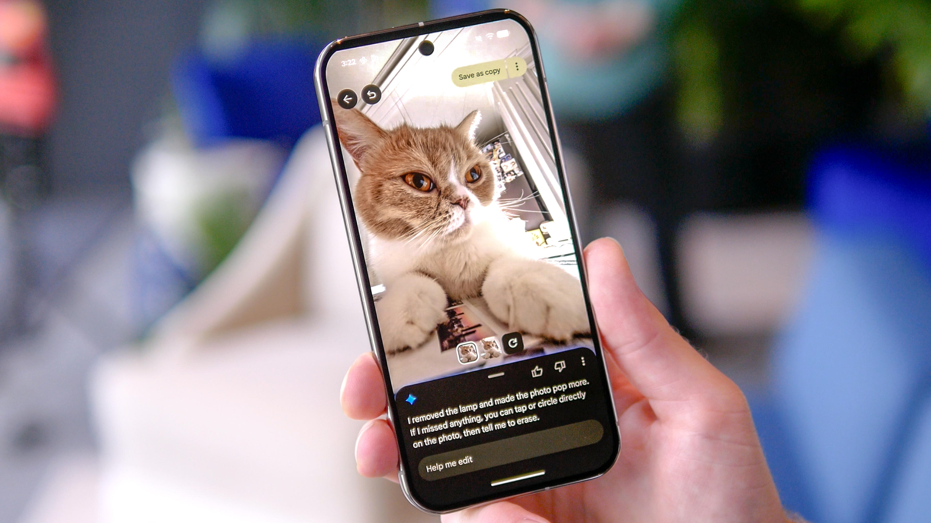 Pixel 10 Pro XL using Ask Photos feature.