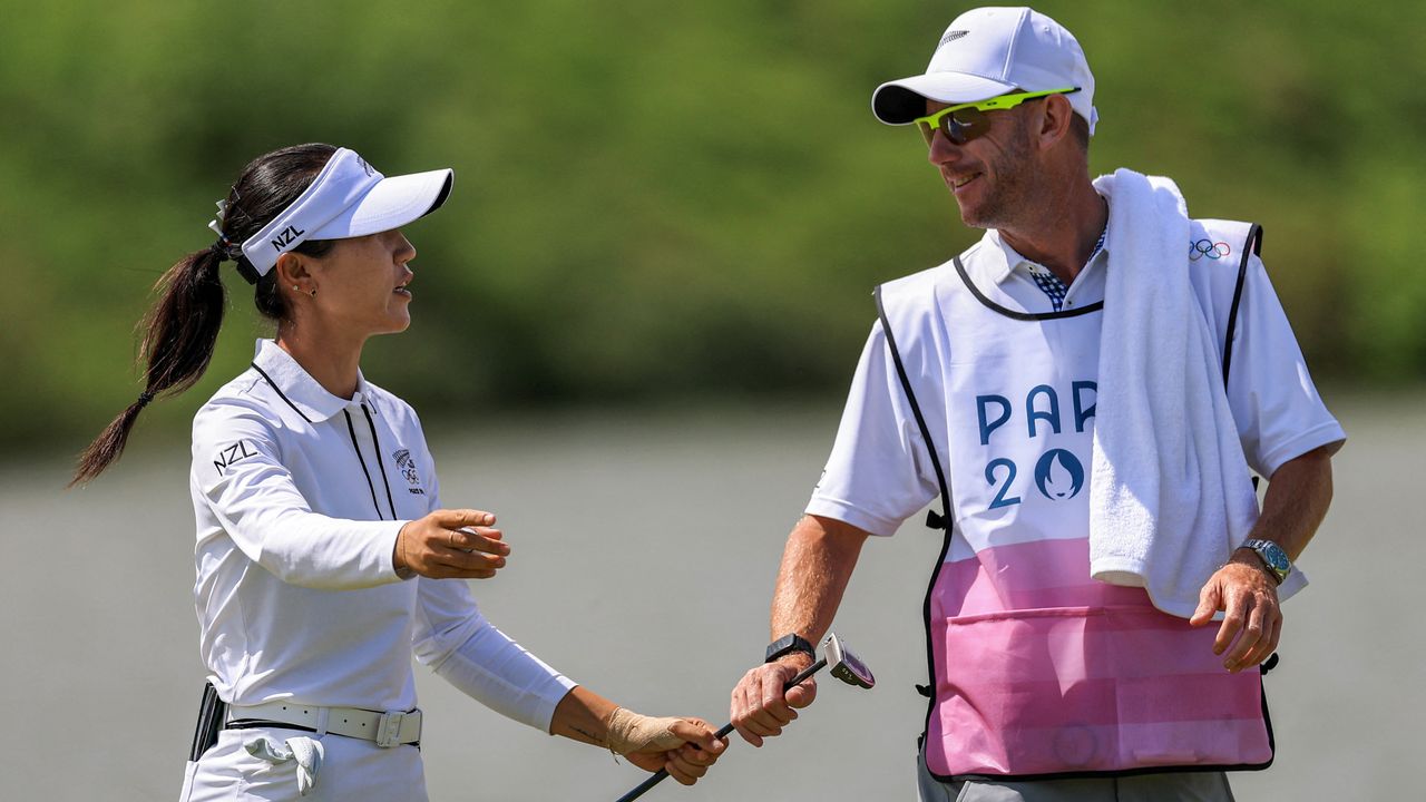 Lydia Ko and Paul Cormack at the Olympics