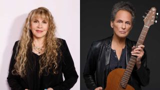 Stevie Nicks and Lindsey Buckingham (montage picture)