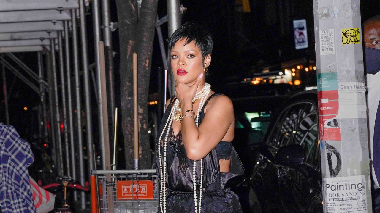 new york, new york july 06 rihanna is seen outside carbone on july 06, 2021 in new york city photo by gothamgc images