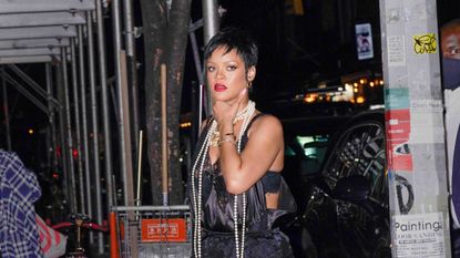 new york, new york july 06 rihanna is seen outside carbone on july 06, 2021 in new york city photo by gothamgc images
