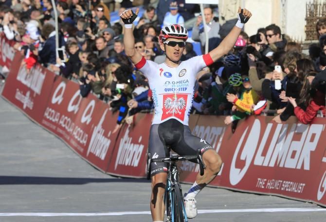 Michal Kwiatkowski (Omega Pharma-QuickStep) wins Strade Bianche