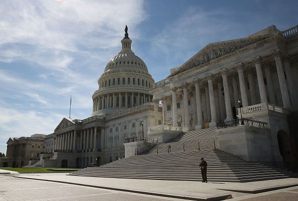 The Senate side of the Capitol.