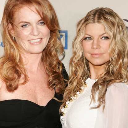 Duchess of York Sarah Ferguson and singer Fergie arrive at the 2007 Cipriani Wall Street Concert Series on May 17, 2007 in New York City