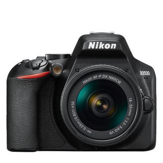 Nikon D3500 on white background