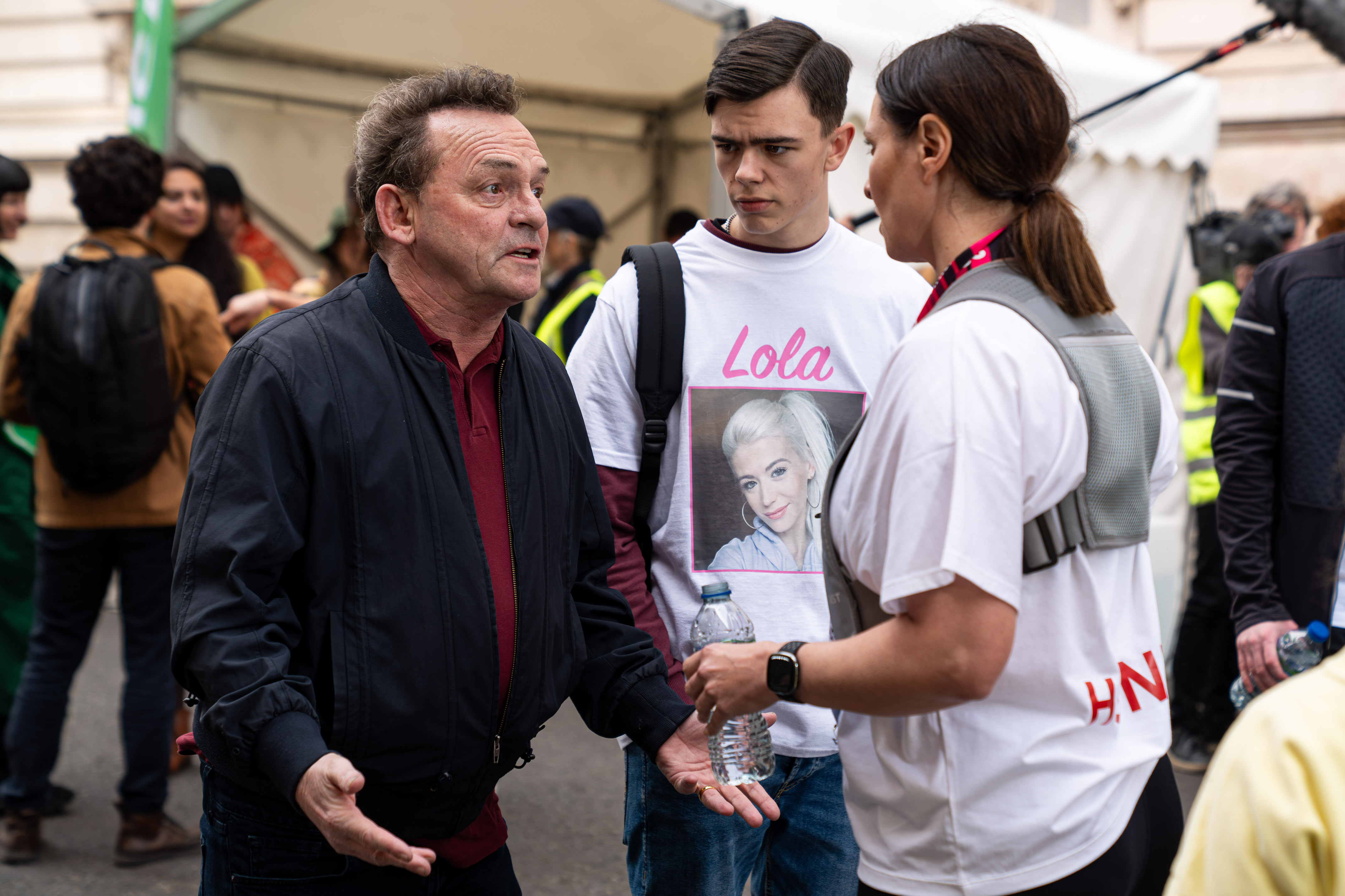 Jay and Honey complete the London Marathon 2024 in EastEnders