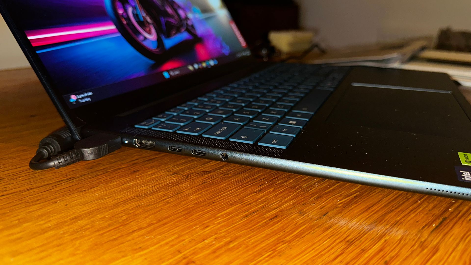 There's plenty of ports on the Lenovo Yoga Pro i9
