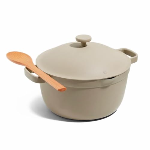 Our Place Perfect Pot - 5.2 L. Nonstick Ceramic Sauce Pan With Lid | Versatile Cookware for Stovetop and Oven | Steam, Bake, Braise, Roast | Ptfe and Pfoa-Free | Toxin-Free, Easy to Clean | Steam