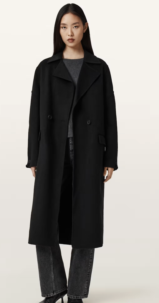All Saints, Sellma Double Breasted Coat