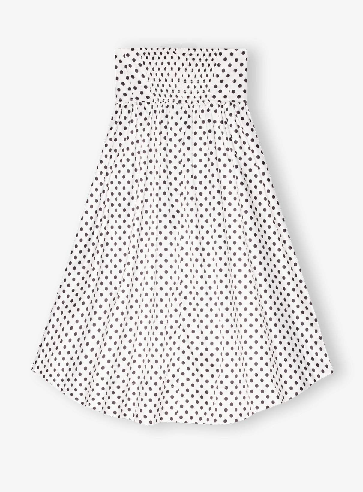 GANNI, Polka-Dot Double Satin Long Pocket Skirt
