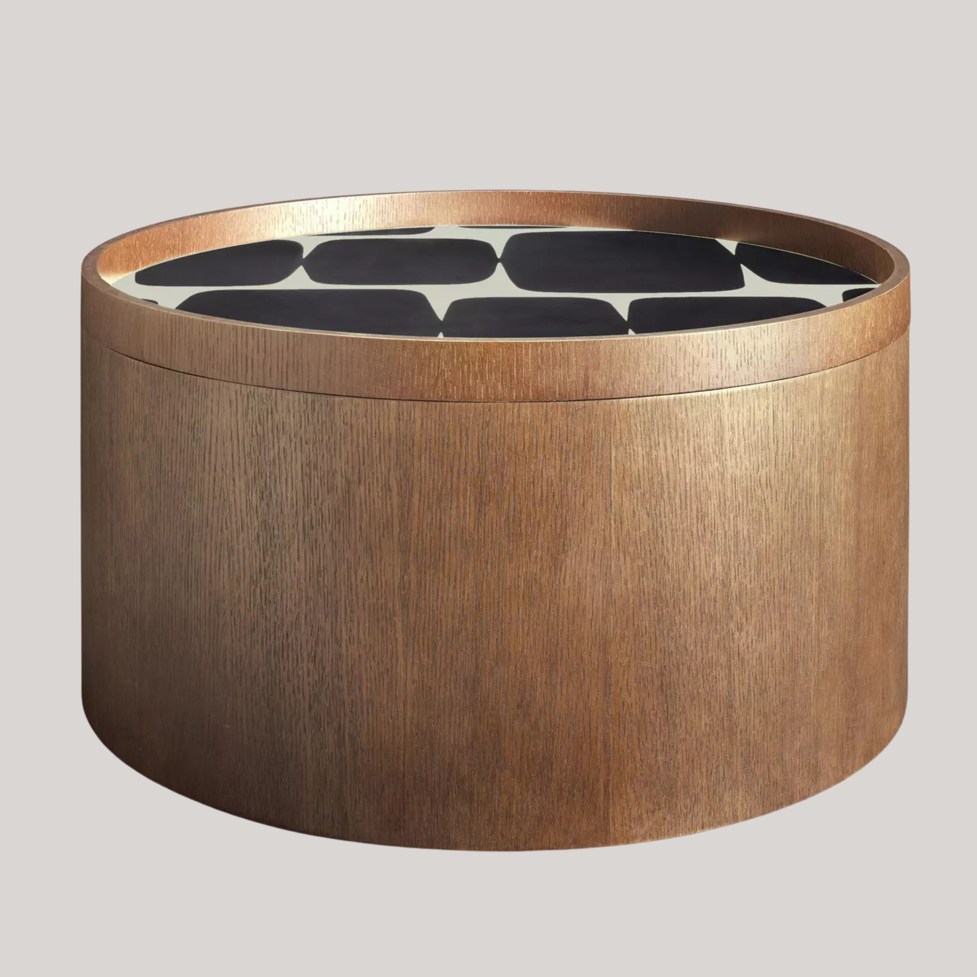 Habitat x Scion, Habitat X Scion Esala Round Coffee Table - Walnut Stain