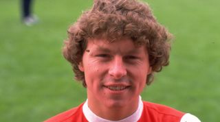 1980: Portrait of Clive Allen of Arsenal. \ Mandatory Credit: Adrian Murrell/Allsport