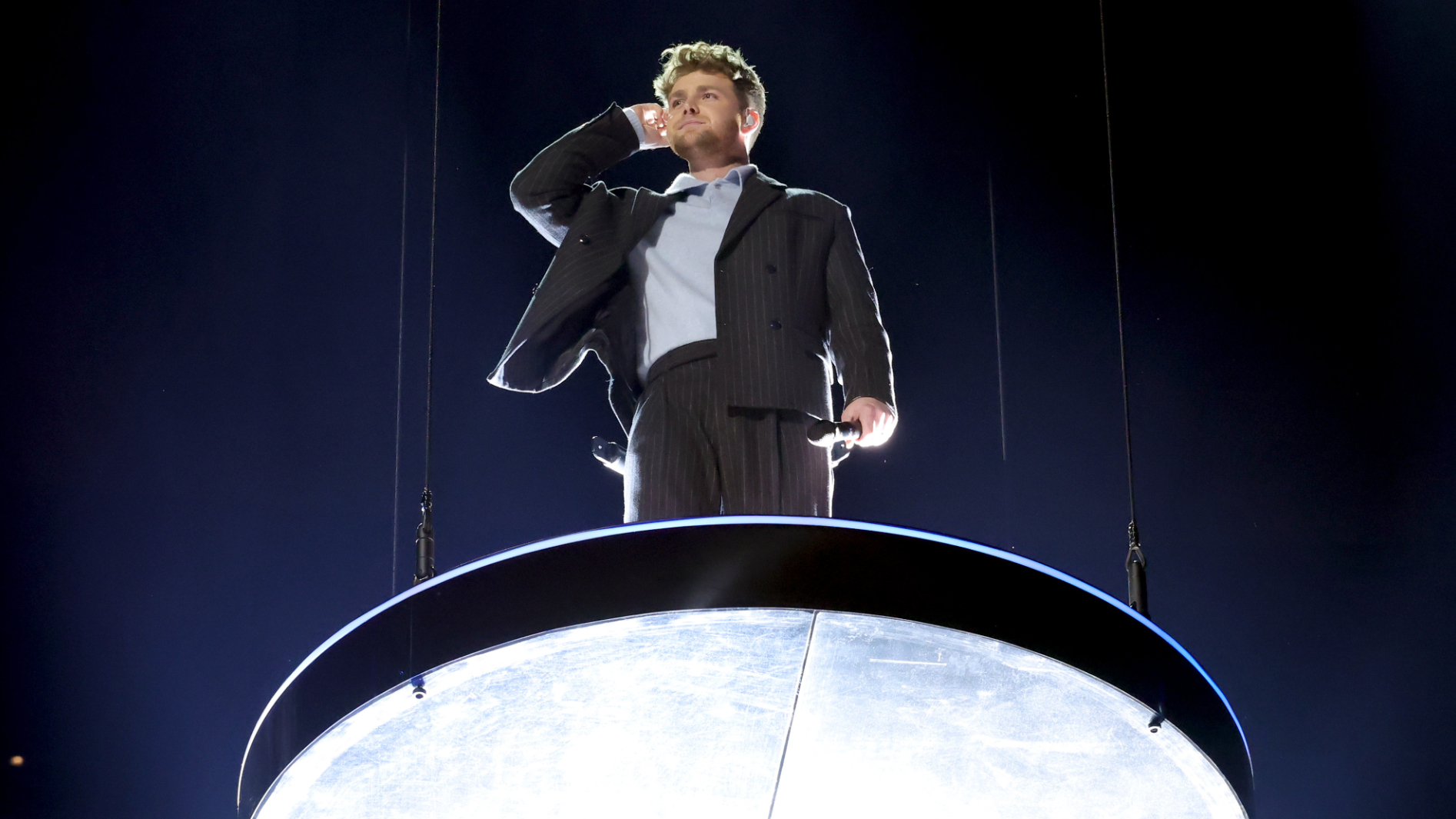 Alex Warren performs onstage during the 68th GRAMMY Awards