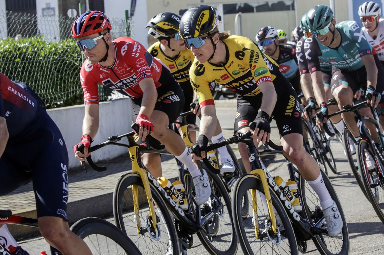 Volta ao Algarve 2022 48th Edition 1st stage Portimao Lagos 1991 km 16022022 Tobias Foss NOR Team Jumbo Visma photo Roberto BettiniSprintCyclingAgency2022
