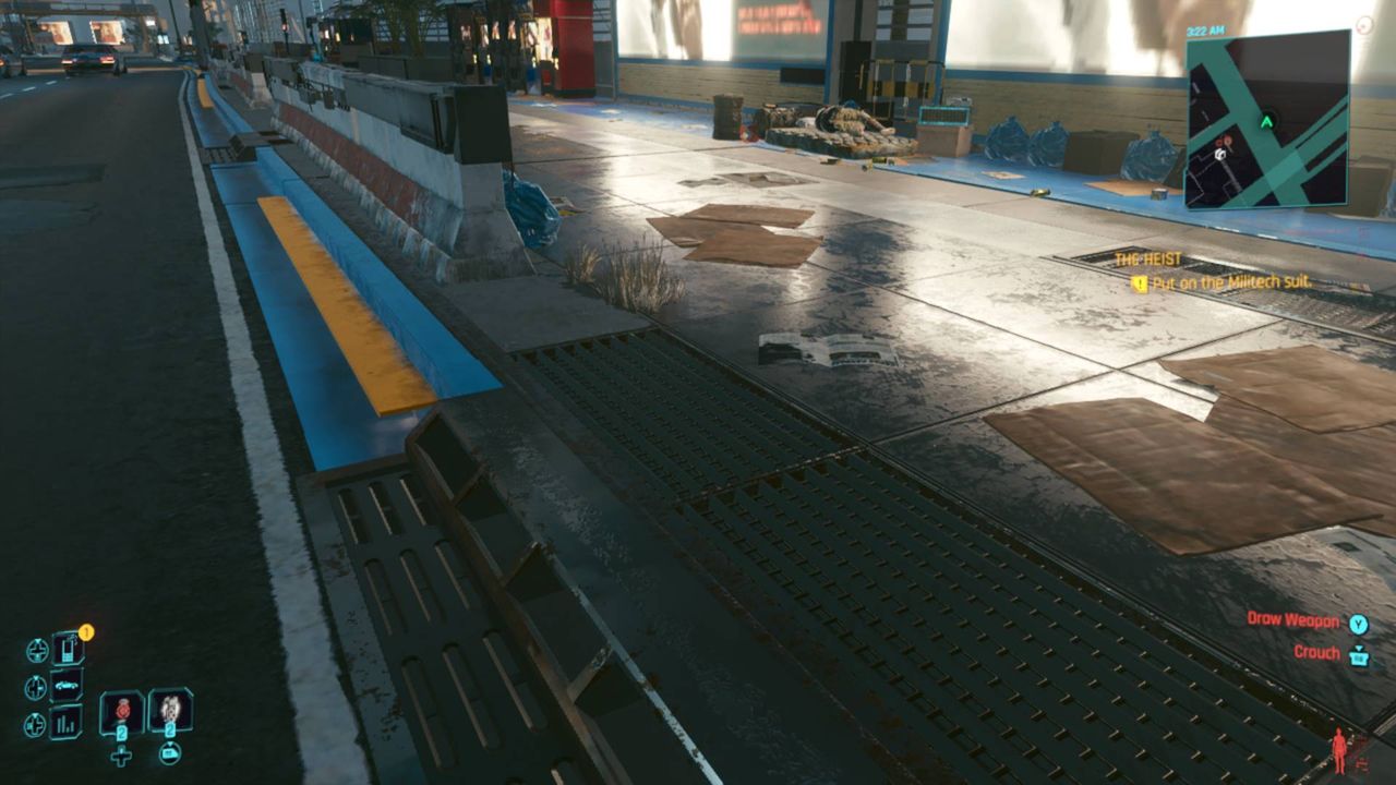 Cyberpunk 2077 gameplay with Auto SR off