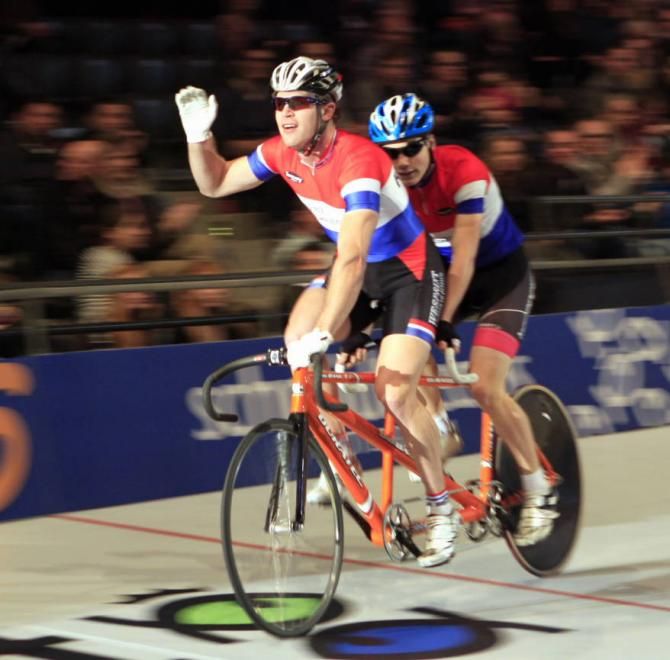 Tandem sprinting was on tap during day 4 at the Rotterdam Six