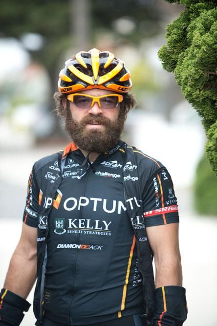 Mike Friedman survived the cold winter in Colorado with a little facial hair, and brought it to training camp.