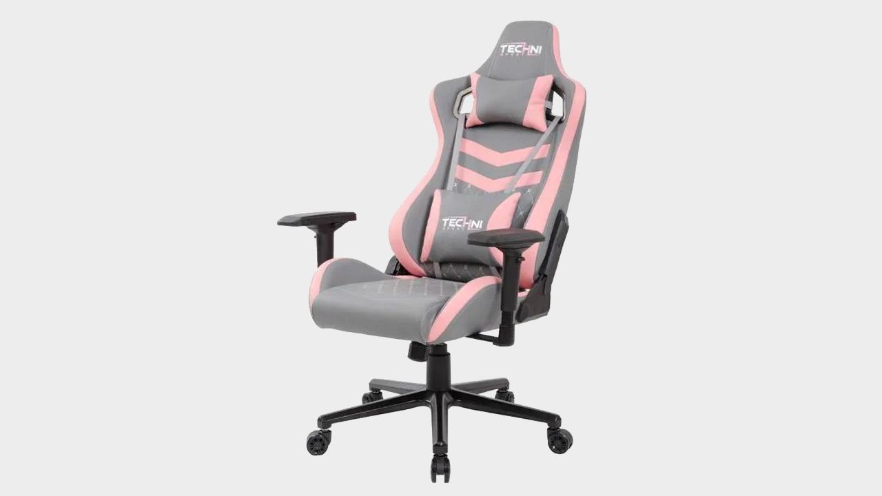 TS-83 Techni-Sport pink gaming chair