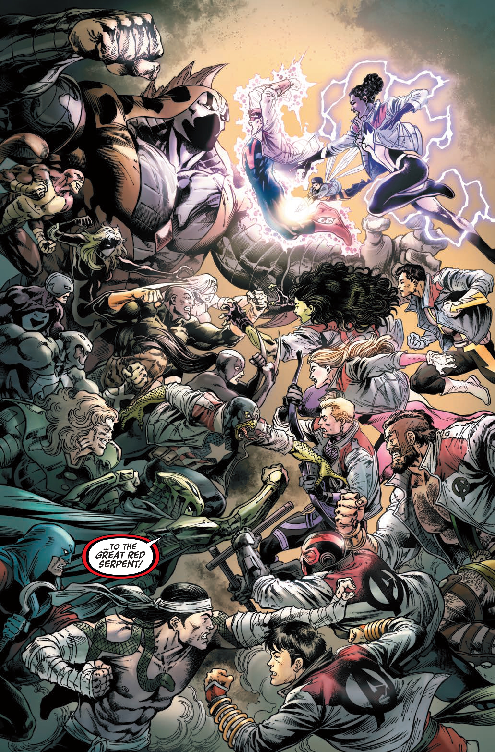 Interior pages from Avengers Assemble #5.