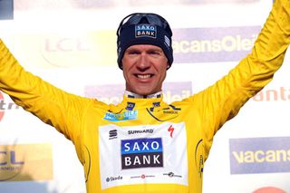Jens Voigt leads, Paris-Nice 2010, stage three