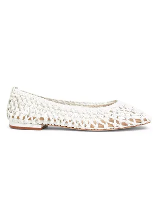 Saks Fifth Avenue Balett Leather Flats