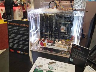 Allied Control Immersion Cooling Five Nvidia GeForce 1070s