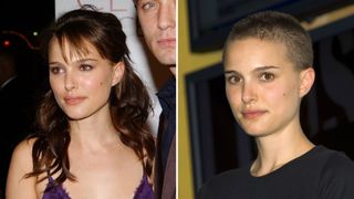 natalie portman hair transformation - before and after photos