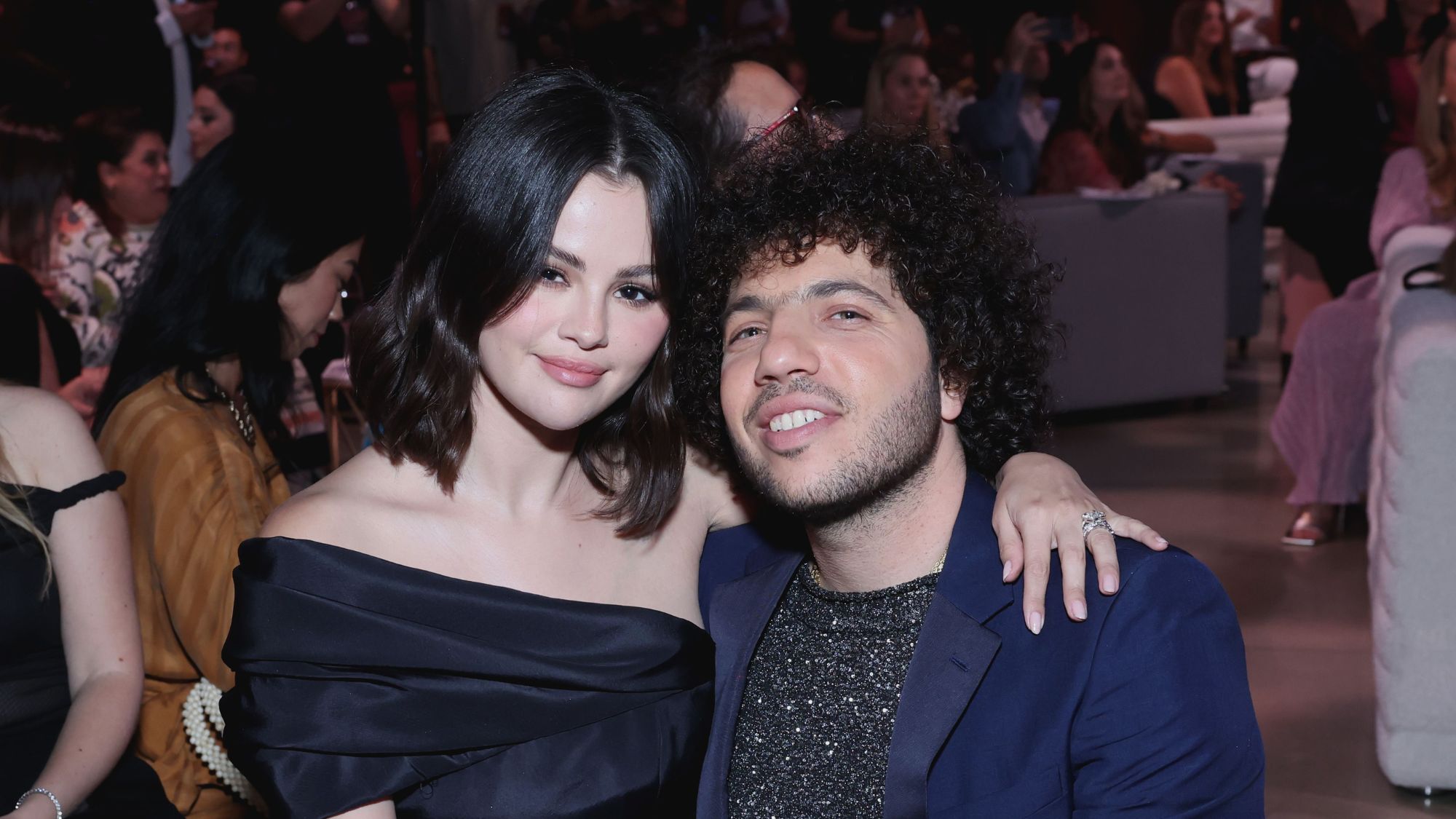 Selena Gomez and Benny Blanco attend the Second Annual Rare Impact Fund Benefit Supporting Youth Mental Health