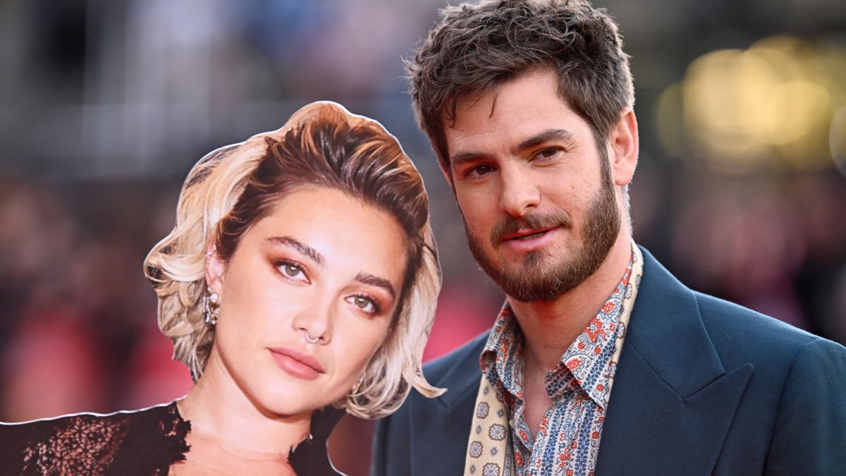 Andrew Garfield a apporté une découpe en carton de Florence Pugh à la première de "We Live In Time"