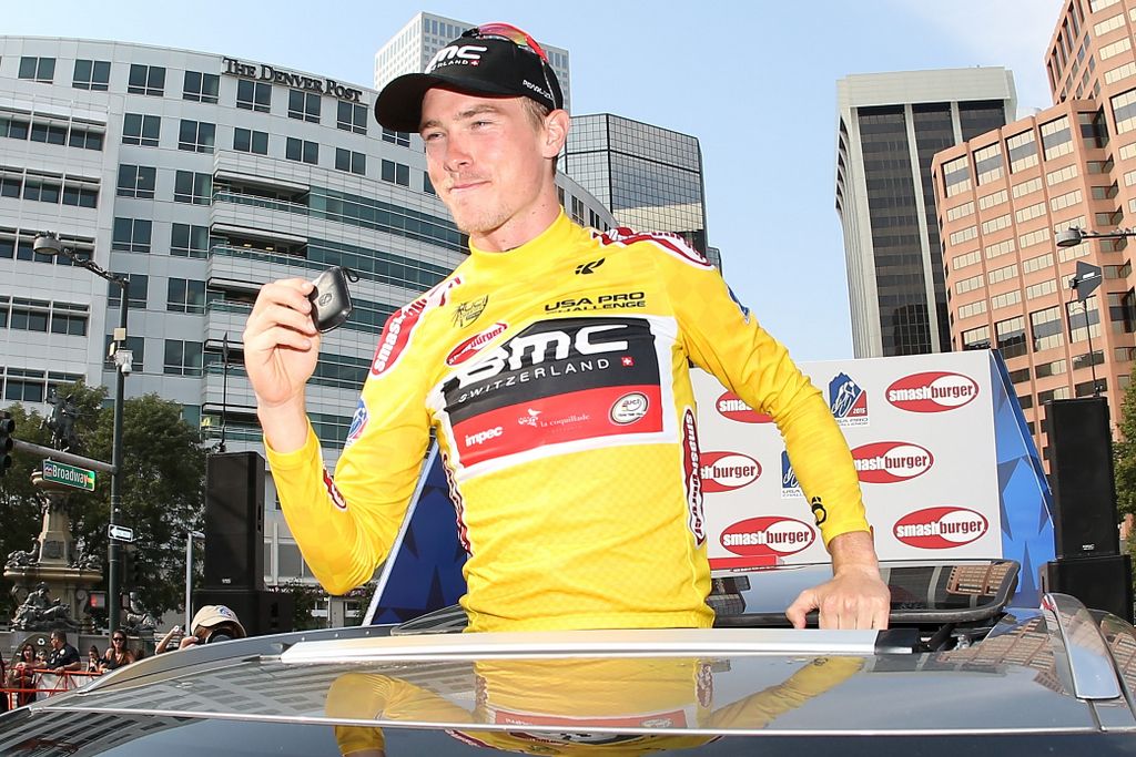 Rohan Dennis with his new Lexus