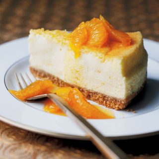 Baked Orange Cheesecake with Caramelised Oranges