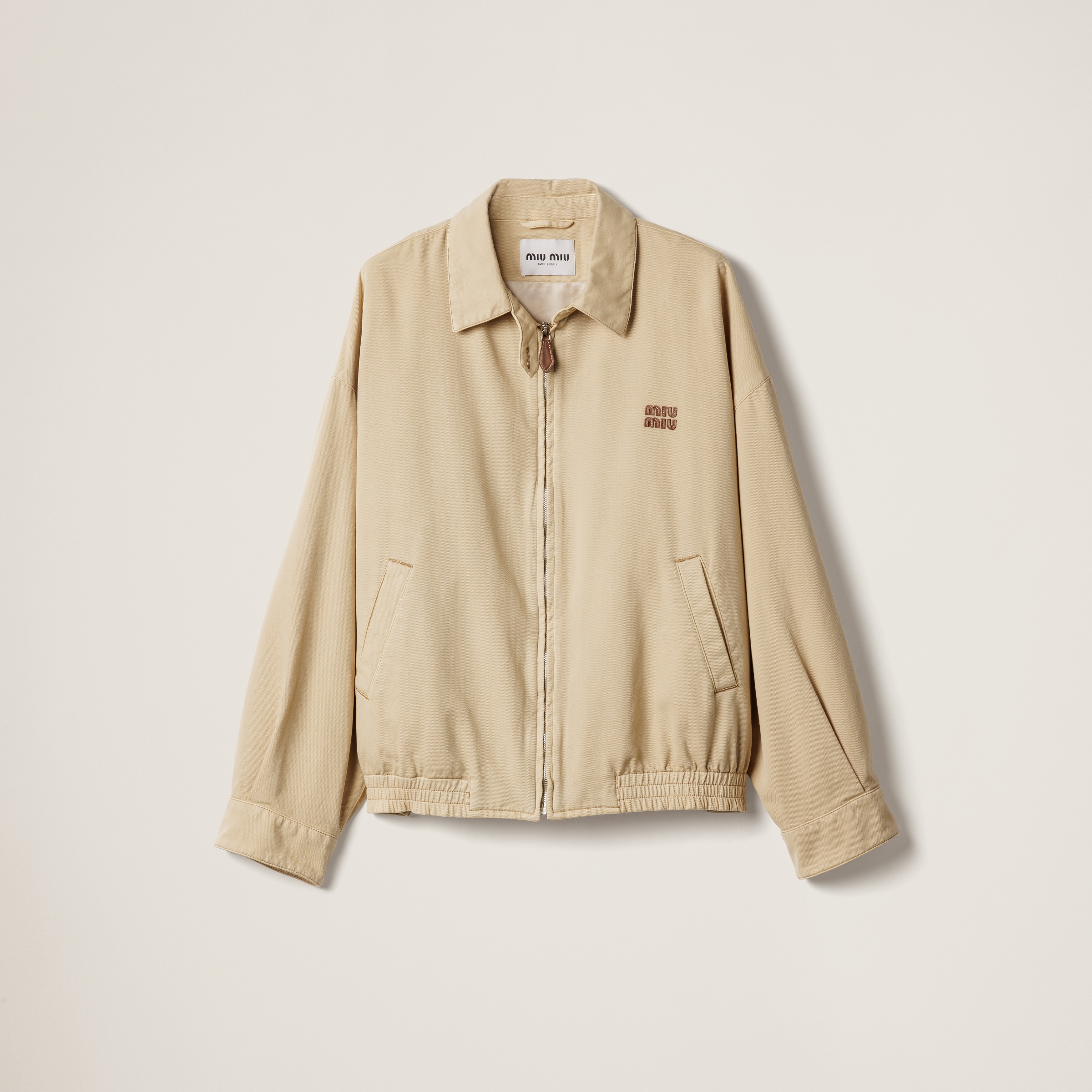 Light Denim Blouson Jacket