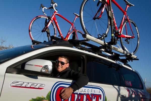 Cal Giant-Specialized team owner Anthony Gallino served as team director for the Hilltop Ranch Road Race. Gallino has developed several riders that now compete in the UCI World Tour.