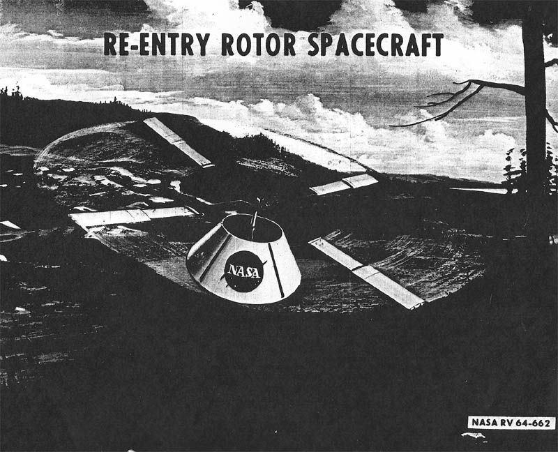 Re-Entry Rotor Spacecraft