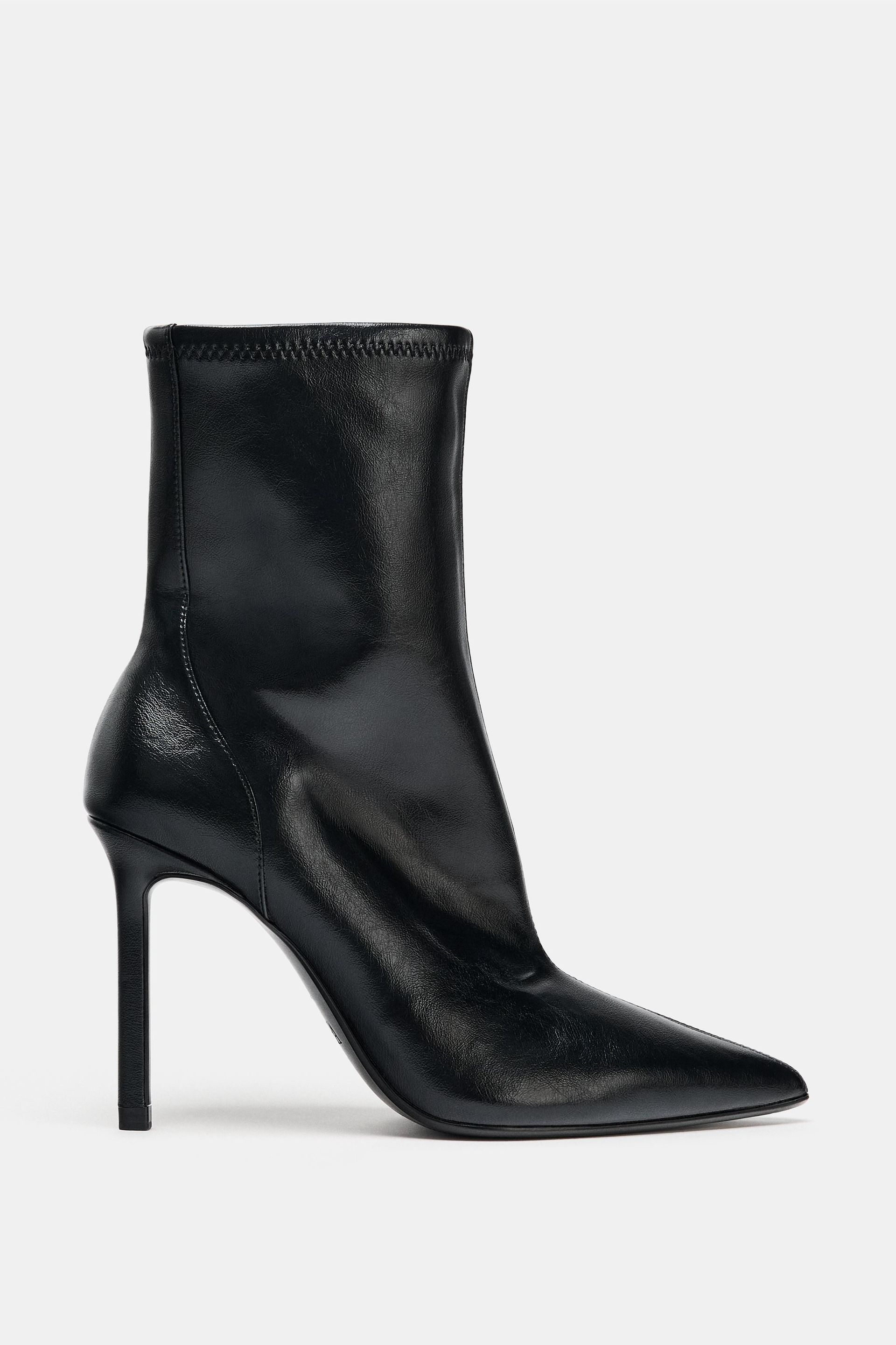 Stiletto Heeled Ankle Boots
