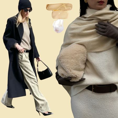 Collage of classic outfit pics