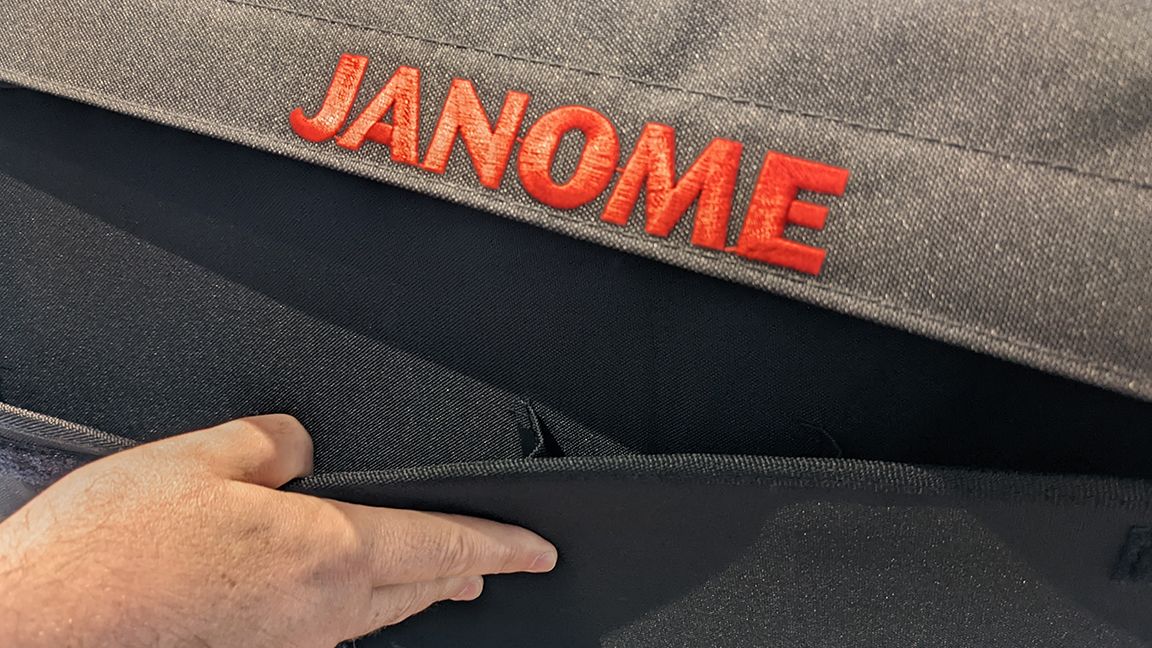 Janome Continental M7 review, sewing machine cover