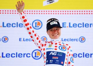 Justine Ghekiere extends her lead in the QoM standings after stage seven of the Tour de France Femmes 2024