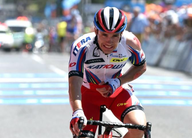 Alexey Tsatevich nursing his injuries